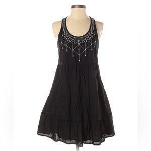 Express embroidered tiered dress